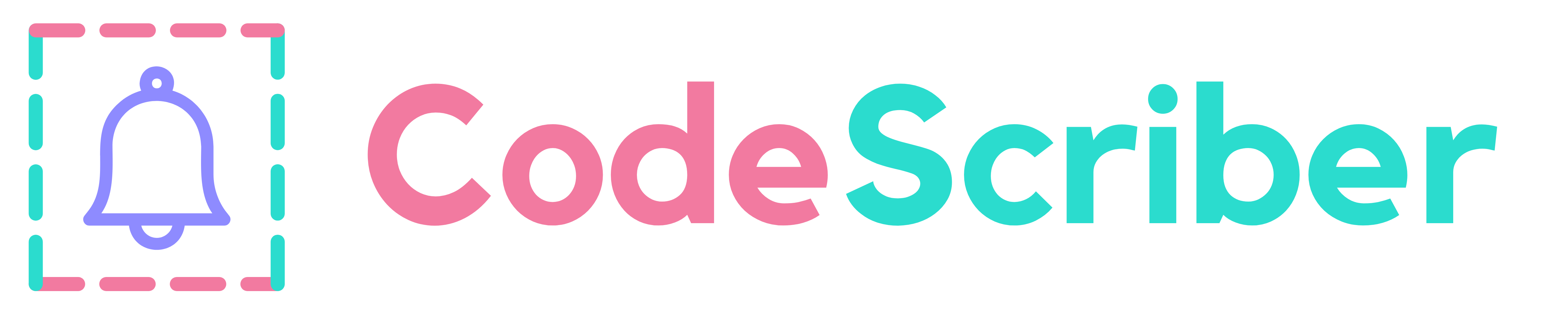 CodeScriber logo (Red and green)